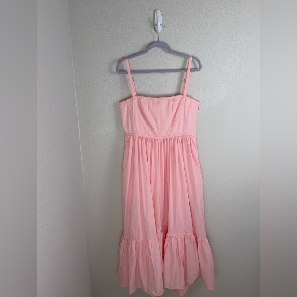 Cinq á Sept Elsie Dress Pale Rose 10 Single-Tiered Midi-Dress 10 - Picture 10 of 15